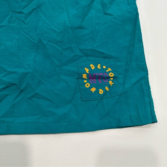 MTO Surf Y2K 90’s Nylon Vibrant Swim Drawstring Shorts Men’s size XL - Picture 2 of 7